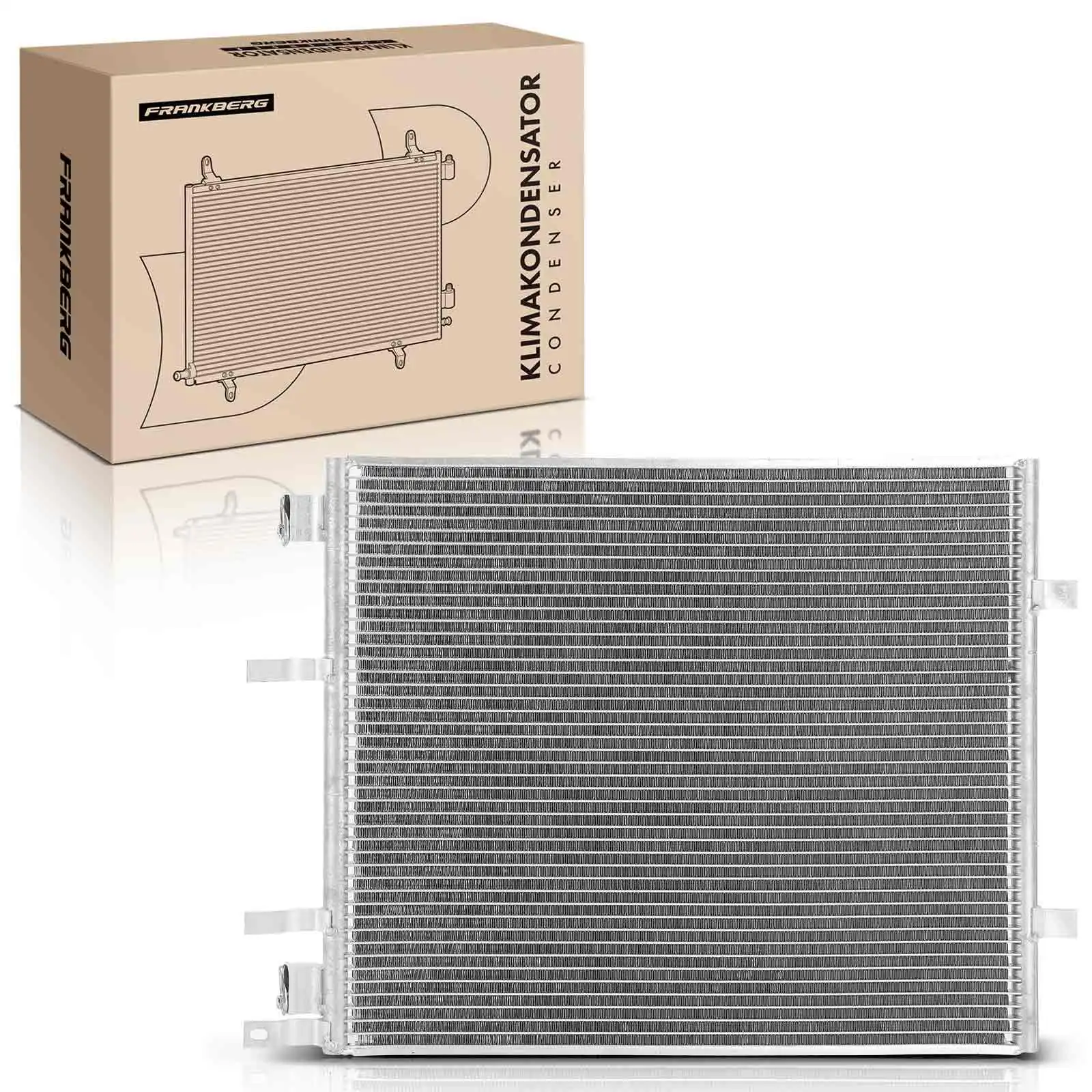 Frankberg 1x condensator airconditioner voor Opel Vivaro E7 J7 Renault Trafic II Nissan 1.9L 2.0L 93854159 93857127 4417650 940147