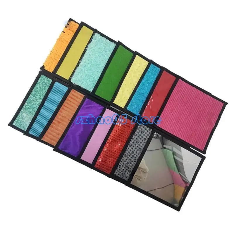 85LE Alfombra desarrollo sensorial Alfombra aprendizaje tela texturizada para niños con autismo