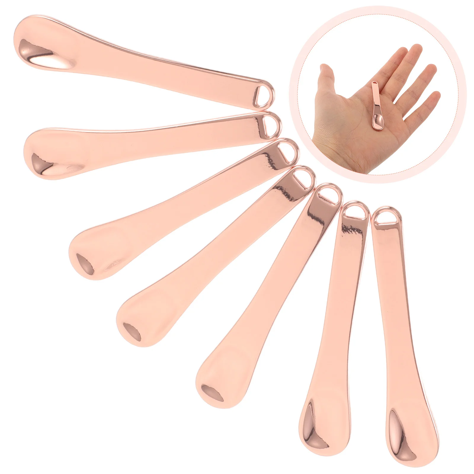 

20 шт., шпатель для ухода за кожей, металлический многоразовый совок для лица, аппликатор для крема для глаз, крем для лица, инструмент, аппликатор для маски для лица