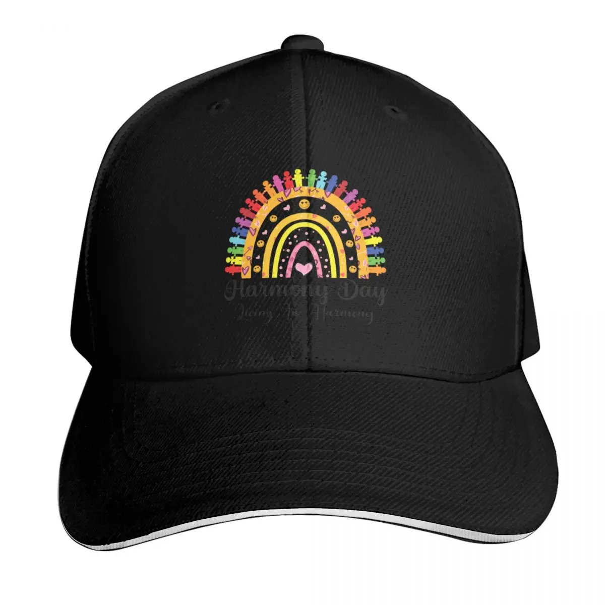 Harmony Day Australia Baseball Cap Curved Brim Classic Fit Low Profile Unstructured Unisex for Men Women