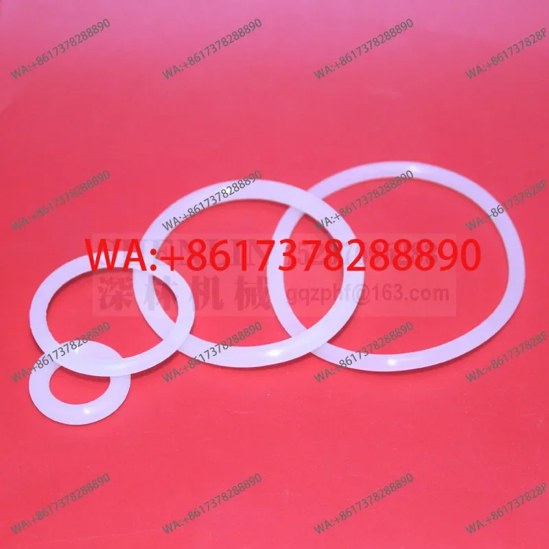 Silicone rubber O-ring fleshy piston seal 50/100/300/500/1000/2500/5000ml cylinder