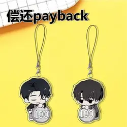 Korean BL Manwha Payback Mobile Phone Yoon Jay Kawaii Straps Lee Yoohan Acrylic Pendant Cute Hanging Rope Phone Case Decor Gift