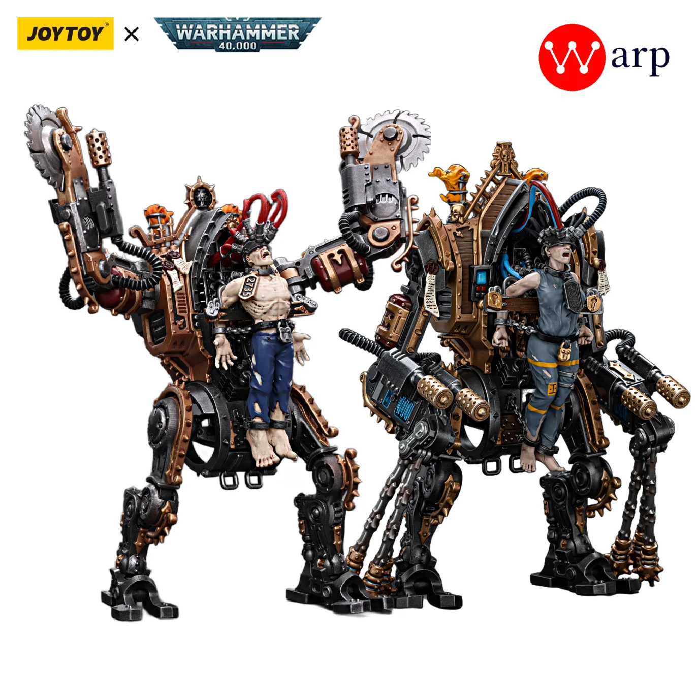 

[In-Stock] JOYTOY Warhammer 40k 1/18 Action Figure Adepta Sororitas Penitent Engine Flails Anime Military Model Toys Collection