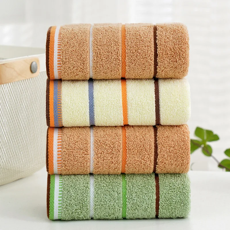 Home Soft Plain Color Face Towel Made of Cotton Suitable for Adults To Absorb Water Without Shedding Hair Shower Towel