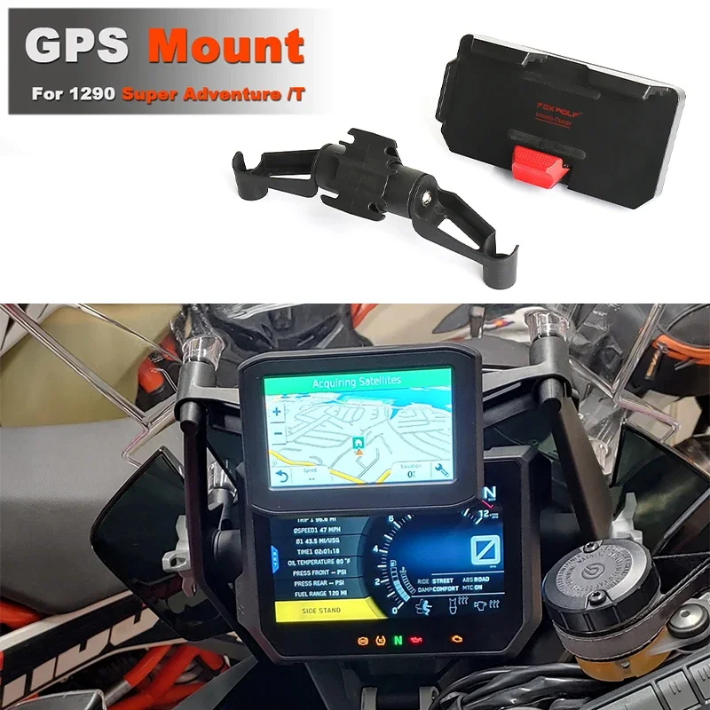 

1290 SUPER ADVENTURE 2015 2016 Motorcycle Stand Holder Mobile Phone Navigation GPS Bracket For 1290 Super Adventure T 2017