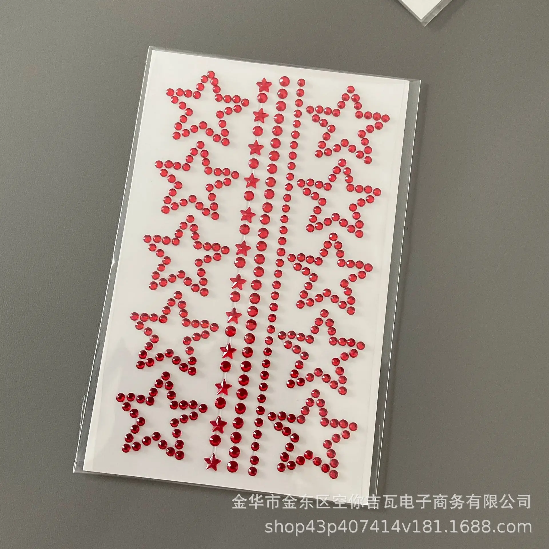 Self Adhesive Diamond Star Heart Rhinestone Stickers Continuous Sparkle Face Gems for Concert Makeup Nose Bridge Scrapbook view 5