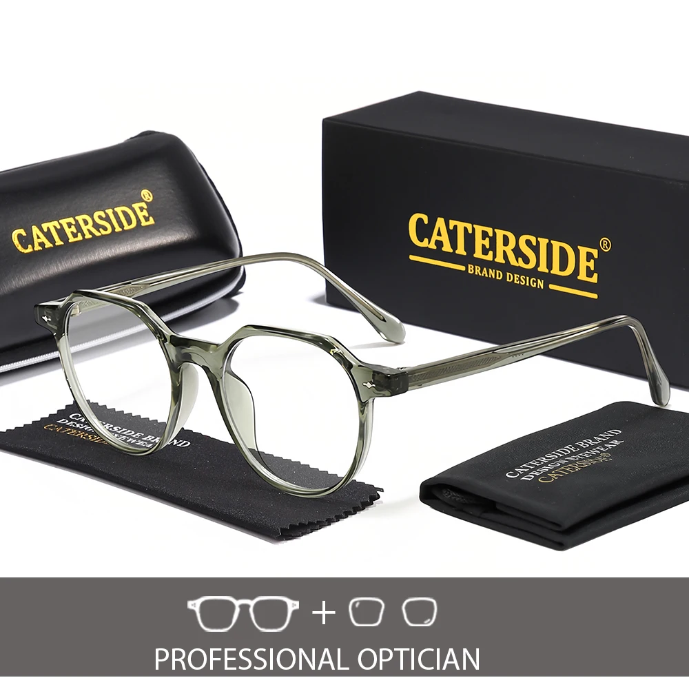 CATERSIDE Minimalist Women's Optical Glasses Reading Home Customized Prescription Eyeglass Men's Daily Decorative Eyewear - Image 3