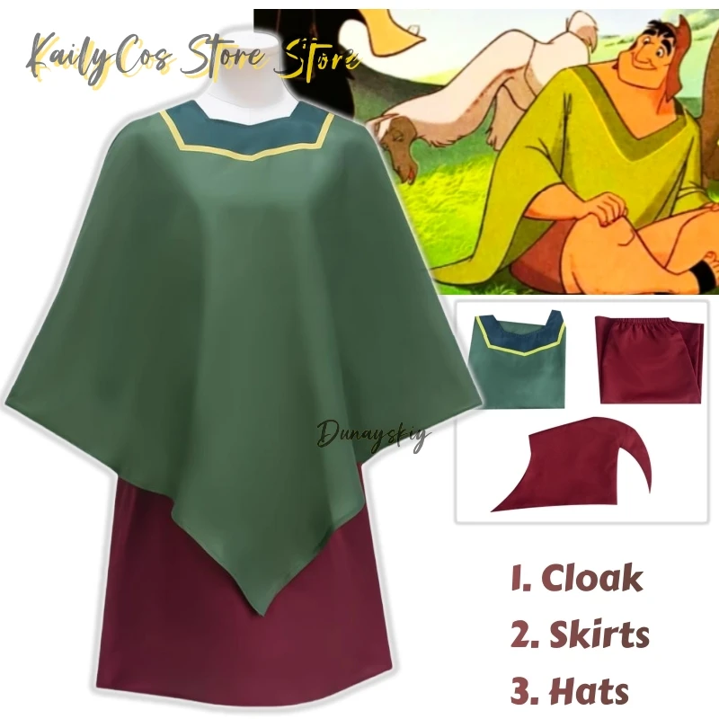 

Фильм Pacha The Emperor New Groove Косплей Король Униформа Мужской Костюм Хэллоуин Карнавал Косплей Pacha Индивидуальная Одежда