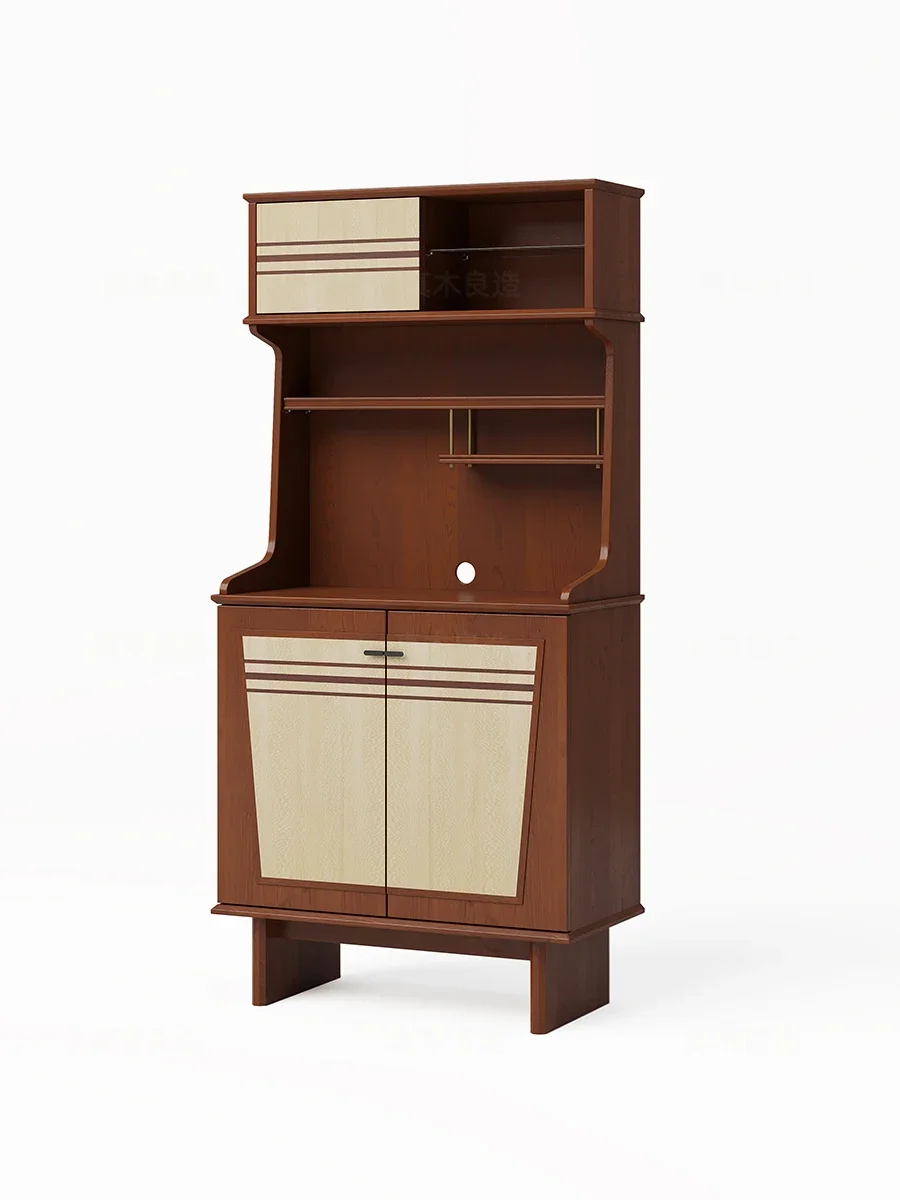 

Guanlan French retro style dining side cabinet medieval all solid wood simple modern hardcover room high dining side