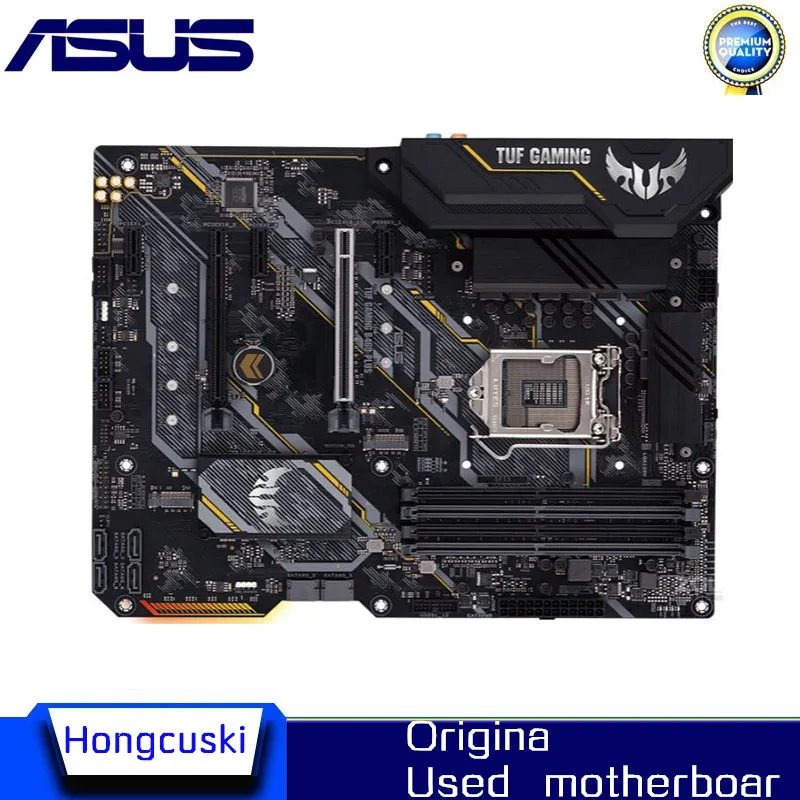 For Asus TUF GAMING B460-PLUS motherboard Used Original Desktop Intel B460 DDR4 Motherboard LGA 1200  i7/i5/i3 USB3.0 M.2 SATA3