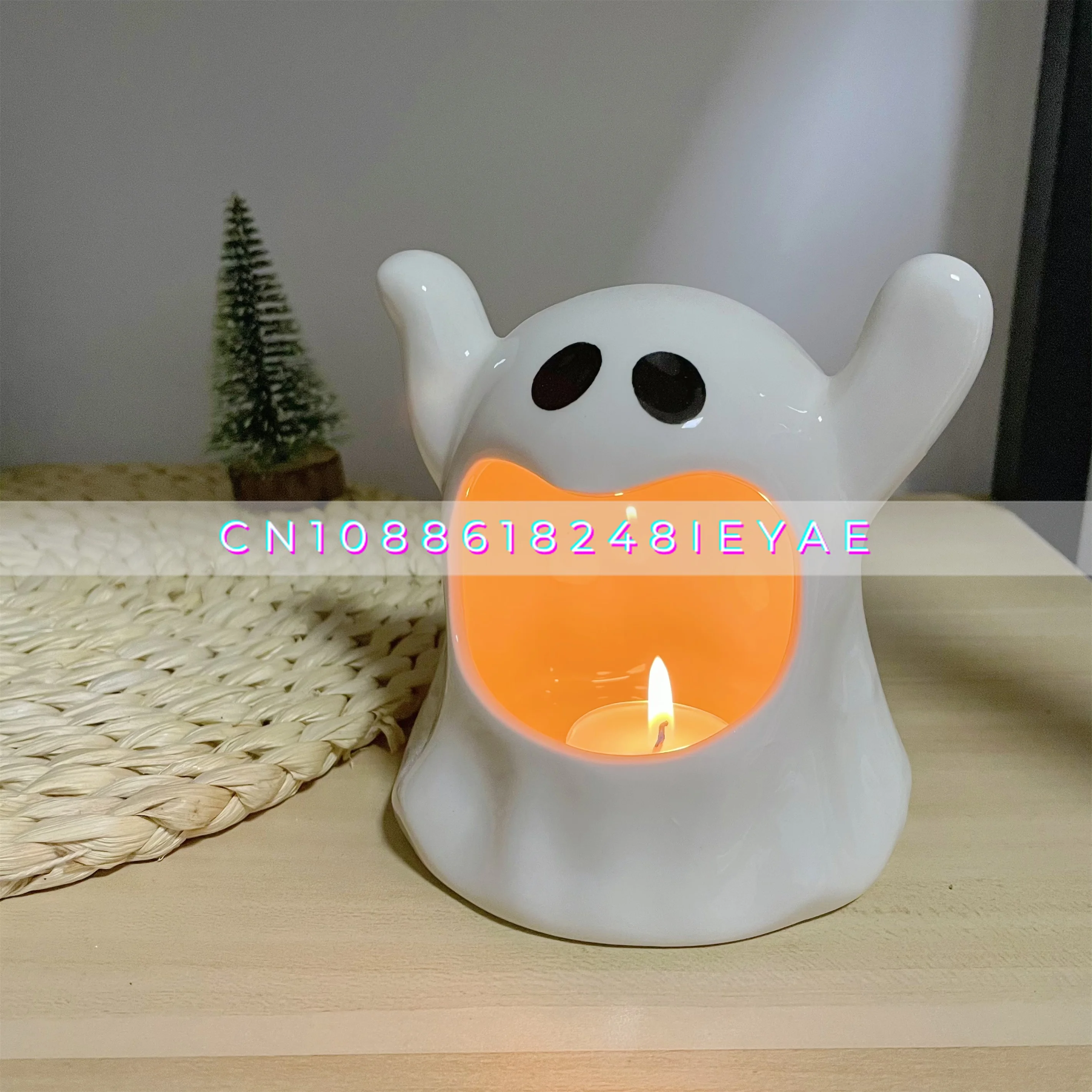 Cute Ghost Candlestick Aromatherapy Funny Gift Ornament Ideas