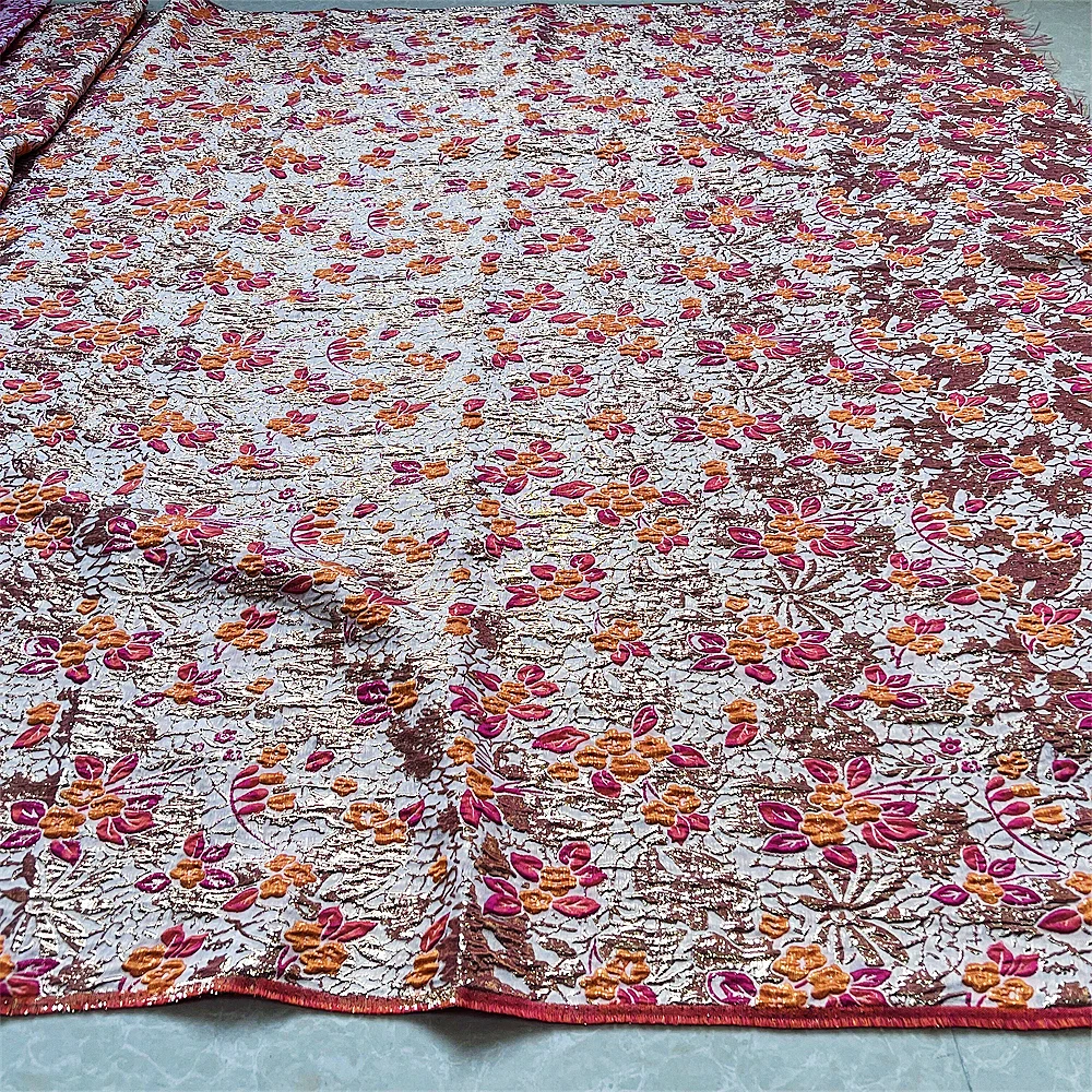 

Высококачественная африканская нигерийская тюлевая кружевная ткань с вышивкой и блестками, французская гипюровая ткань для вечеринок/свадебных платьев, 5 ярдов 2026