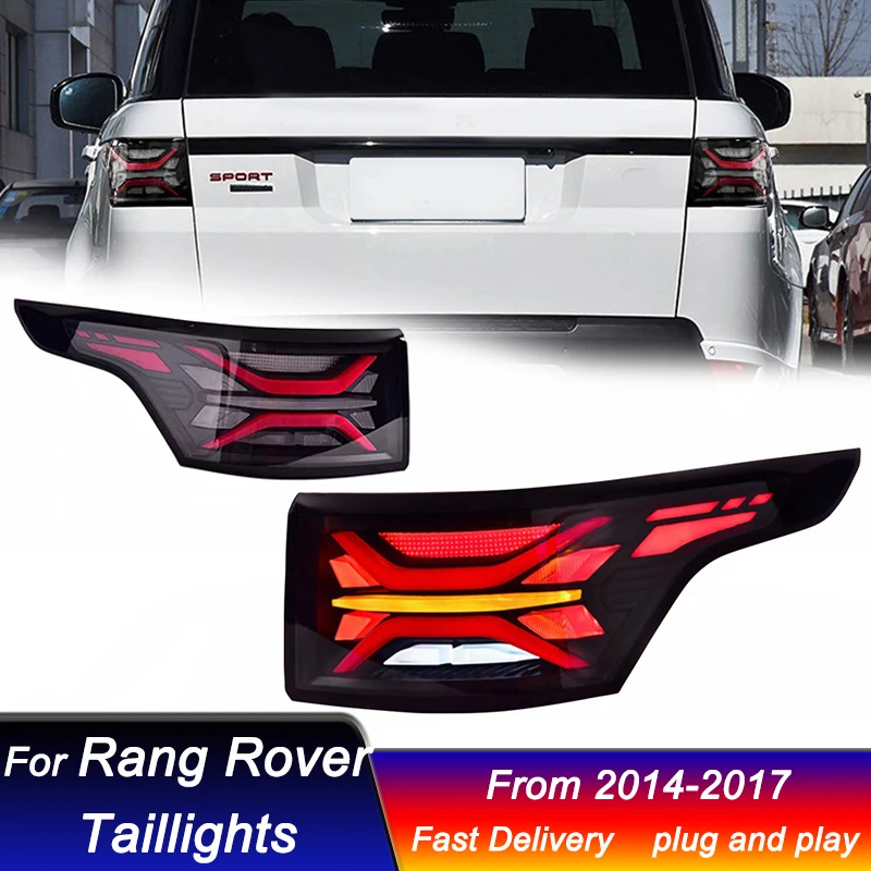 Car Taillights For Land Rover Range Rover Sport 2014-2022 new Style Rear LED DRL Turn Signal Lamp Assembly Brake Reverse Fog