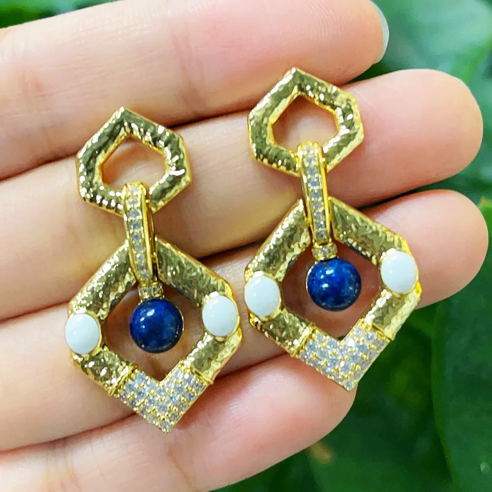 

Kellybola Luxury Gorgeous Chic Drop Earrings For Women Wedding Party Luxury Shiny Earrings Jewelry Gift Fashion High Quality