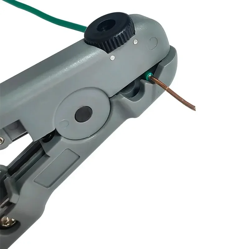 2pcs Multi-function Knob Cable Stripper, Adjustable Distance STP/UTP Network Cable Cable Stripping Coaxial Line Tool Set