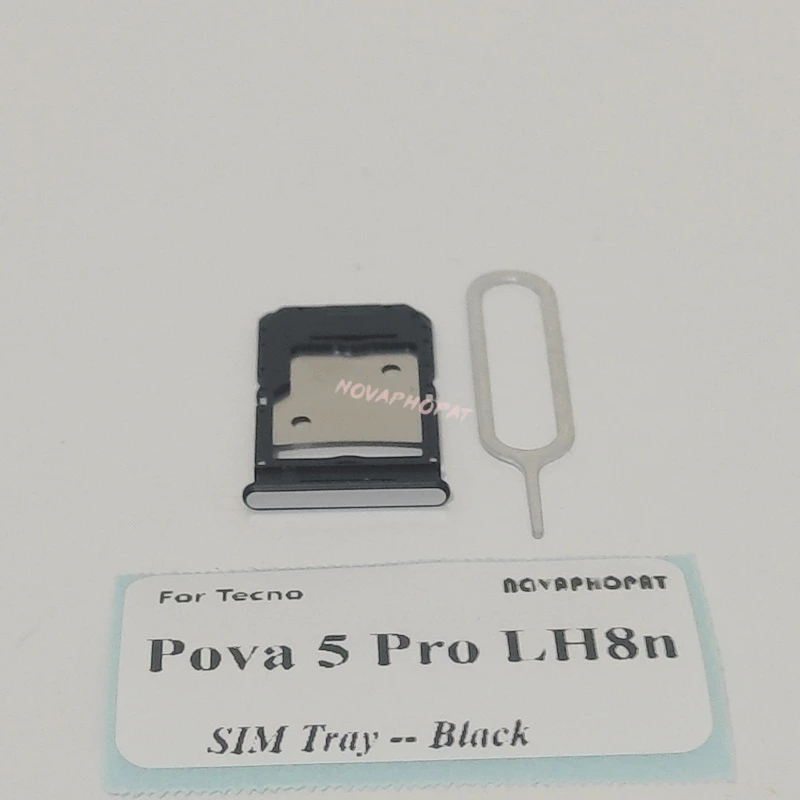 Tecno Pova 5 Pro용 SIM 카드 트레이, LH8n Sim 거치대 슬롯 어댑터 리더 핀, 신제품