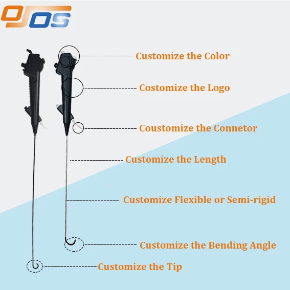 5.2mm Front Tip Size 2.2 mm Working Channel 720 HD Image Quality Flexible Endoscope Bronchoscope USB Connection on Laptop