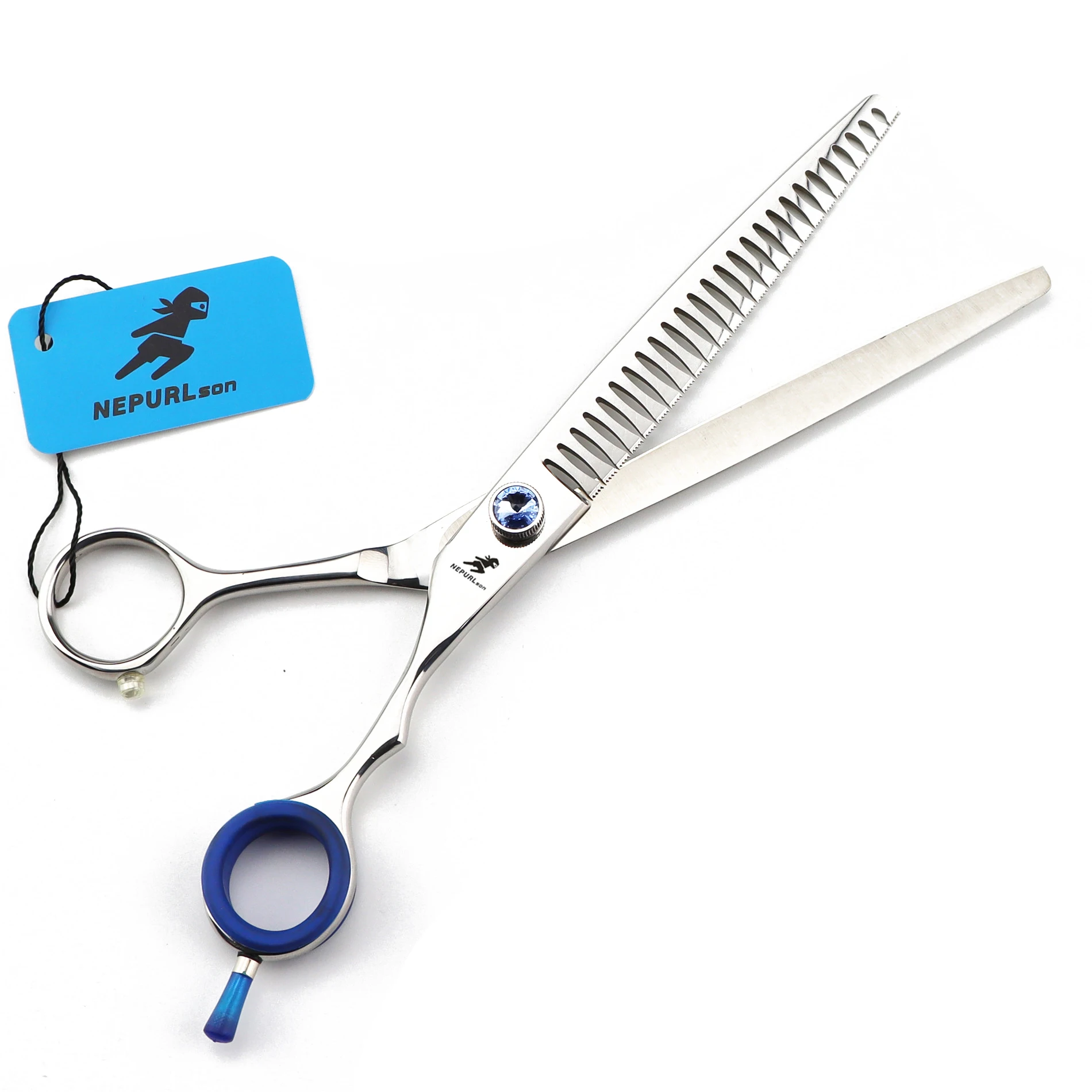 Imagem -03 - Pet Grooming Tesoura Dog Thinning Shears Filhote de Cachorro Thinning Shears Japão 440c Microteeth Flur Chunker Profissional