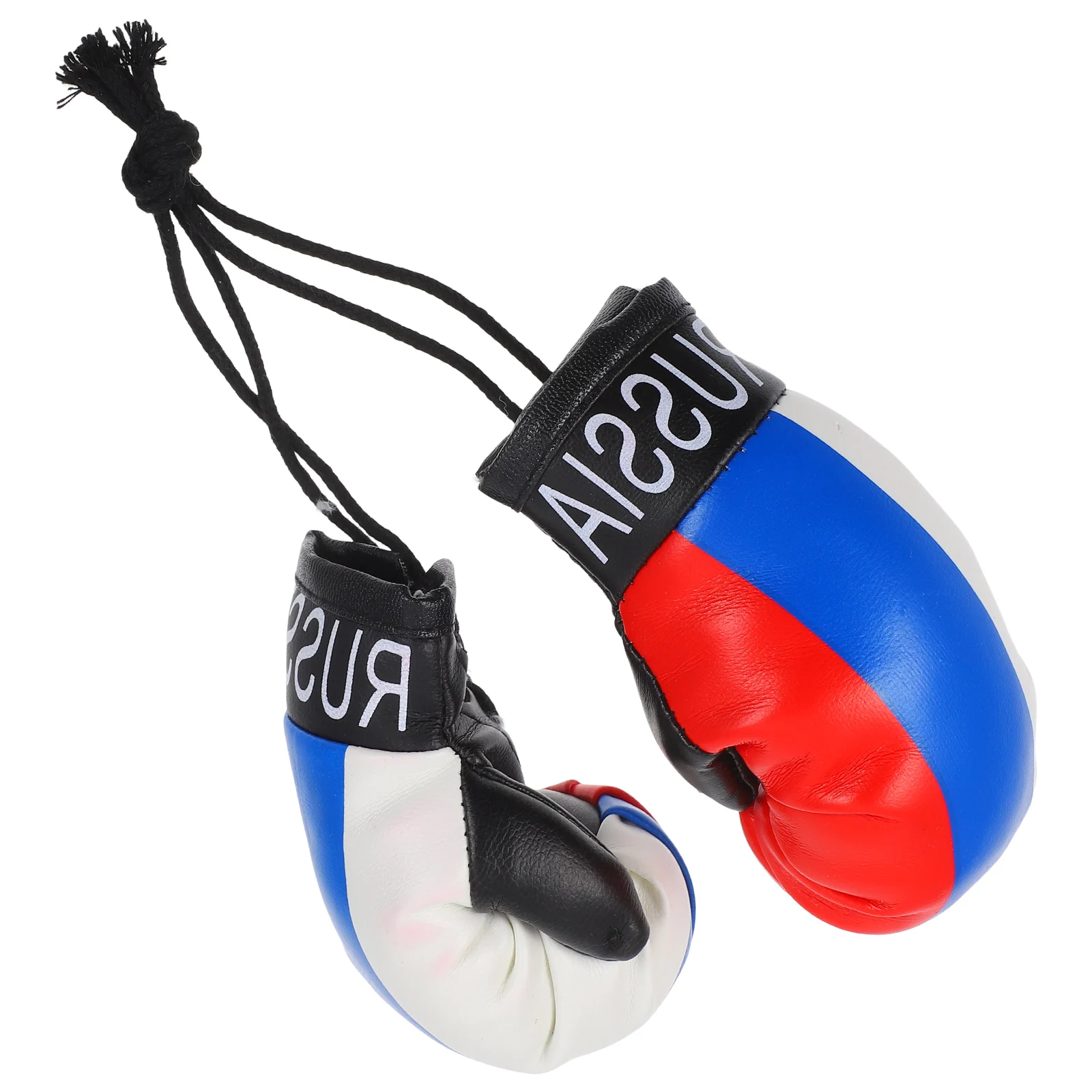 Boxing Glove Keychain Gloves Car Rear View Mirror Decoration Large Hanging Accessories