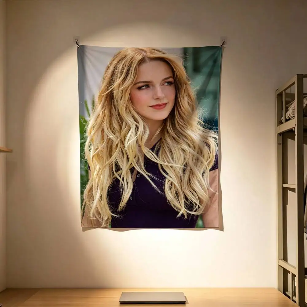 Actor Singer Mckenna Grace Flags Wall Hanging Background Art Banner for Bedroom Home Outdoor