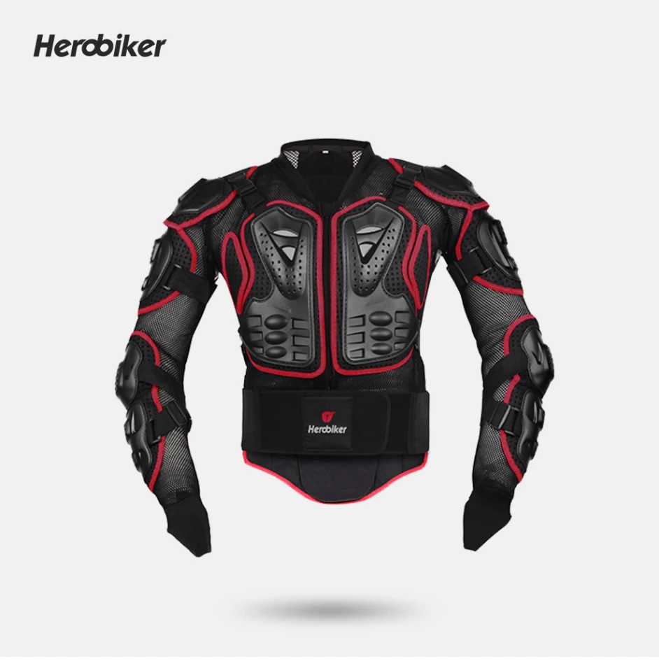 HEROBIKER Motocross Jacke Männer Körper Rüstung Motorrad Rüstung Fahrrad Racing Jacke Reiten Motorrad Moto Schutz S-5XL – Detail 6