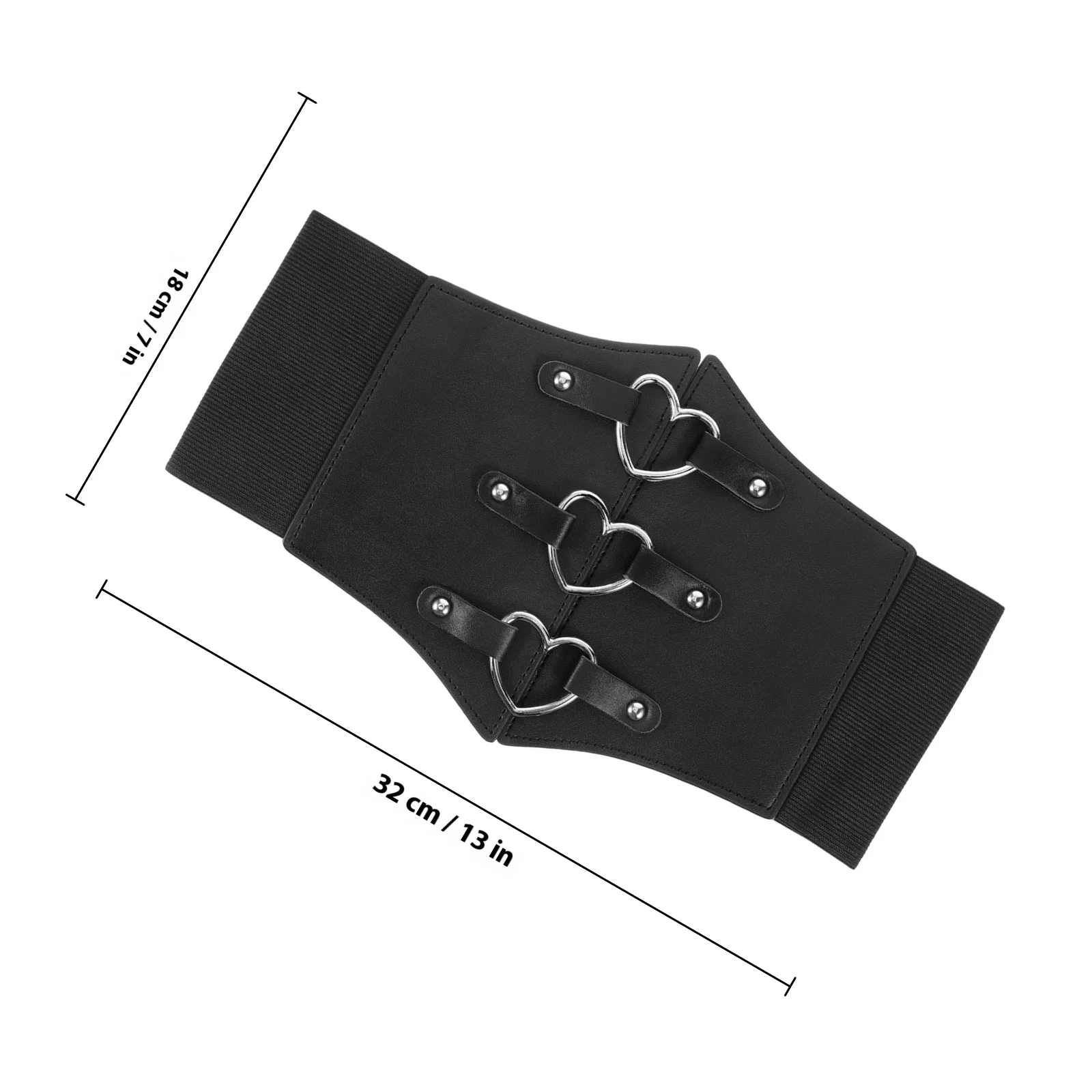 レトロコルセットベルトファッションワイドウエストベルトレディース装飾模造合金ハロウィンパーティーアクセサリー