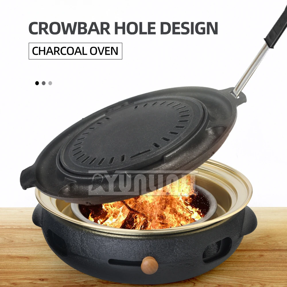 Haushalt Grill Churrasco Holzkohle Grill Maschine Kommerziellen Fleisch Braten Herd Barbacoa Interior Sin Humo