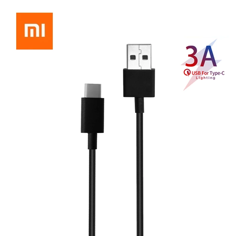 شاومي USB 3.1 نوع C كابل مايكرو USB 100 سنتيمتر USB C شحن بيانات الحبل ل MI 10 9 8 برو نوت 10 لايت 6X Redmi نوت 9 9S 8 8T