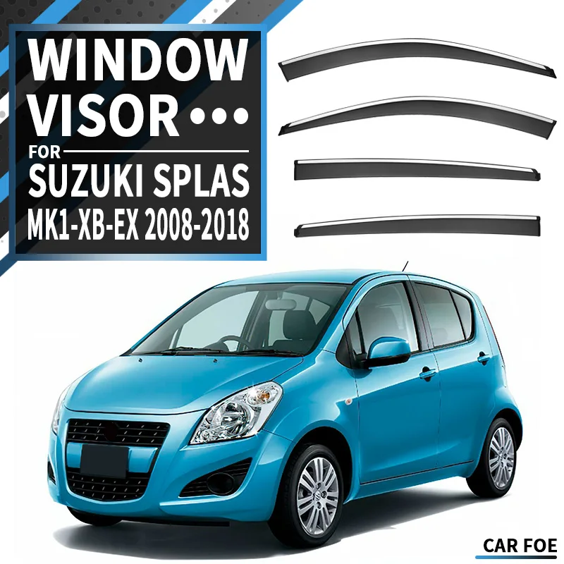 

For Suzuki Splash XB-EX 2008-2018 Plastic Window Visor Vent Shades Sun Rain Deflector Guard For Suzuki Splash XB-EX 2008-2018