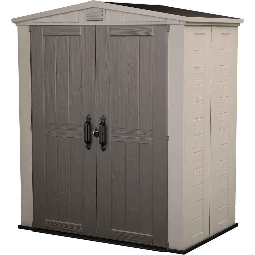

Factor 6x3 Outdoor Storage Shed Kit-Perfect to Store Patio Furniture, Garden Tools Bike Accessories, Beach Chairs and Push Lawn