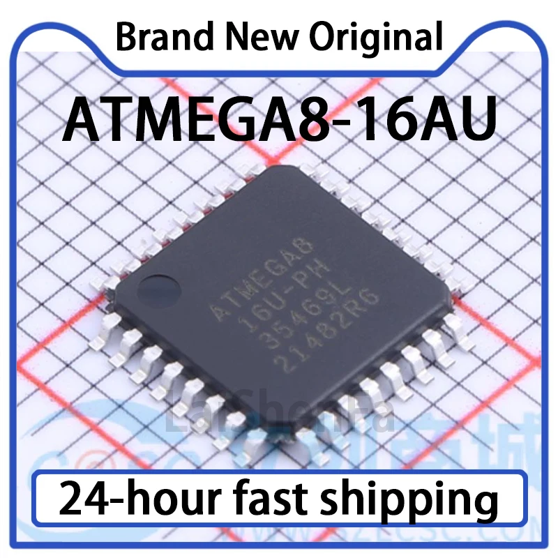 1PCS ATMEGA8-16AU SMT TQFP-32 Microcontroller Original in Stock