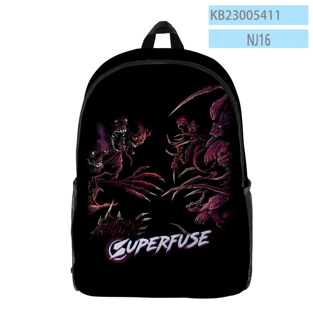 

Cartoon Popular Funny Superfuse Game pupil Bookbag Notebook Backpacks 3D Print Oxford Waterproof Boys/Girls Travel Backpacks