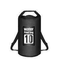 5L/10L/15L//30L Waterproof Storage Dry Sack Bag Waterproof Double Shoulder Strap Duffel Bag Big Capacity PVC Swimming Gym Bag