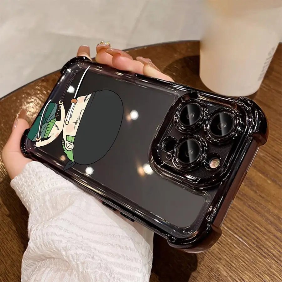 حافظة لهاتف أبل آيفون 16 11Pro 13 11 14 Pro 16Plus XS MAX XR 15Pro Max 12 15 غطاء شفاف