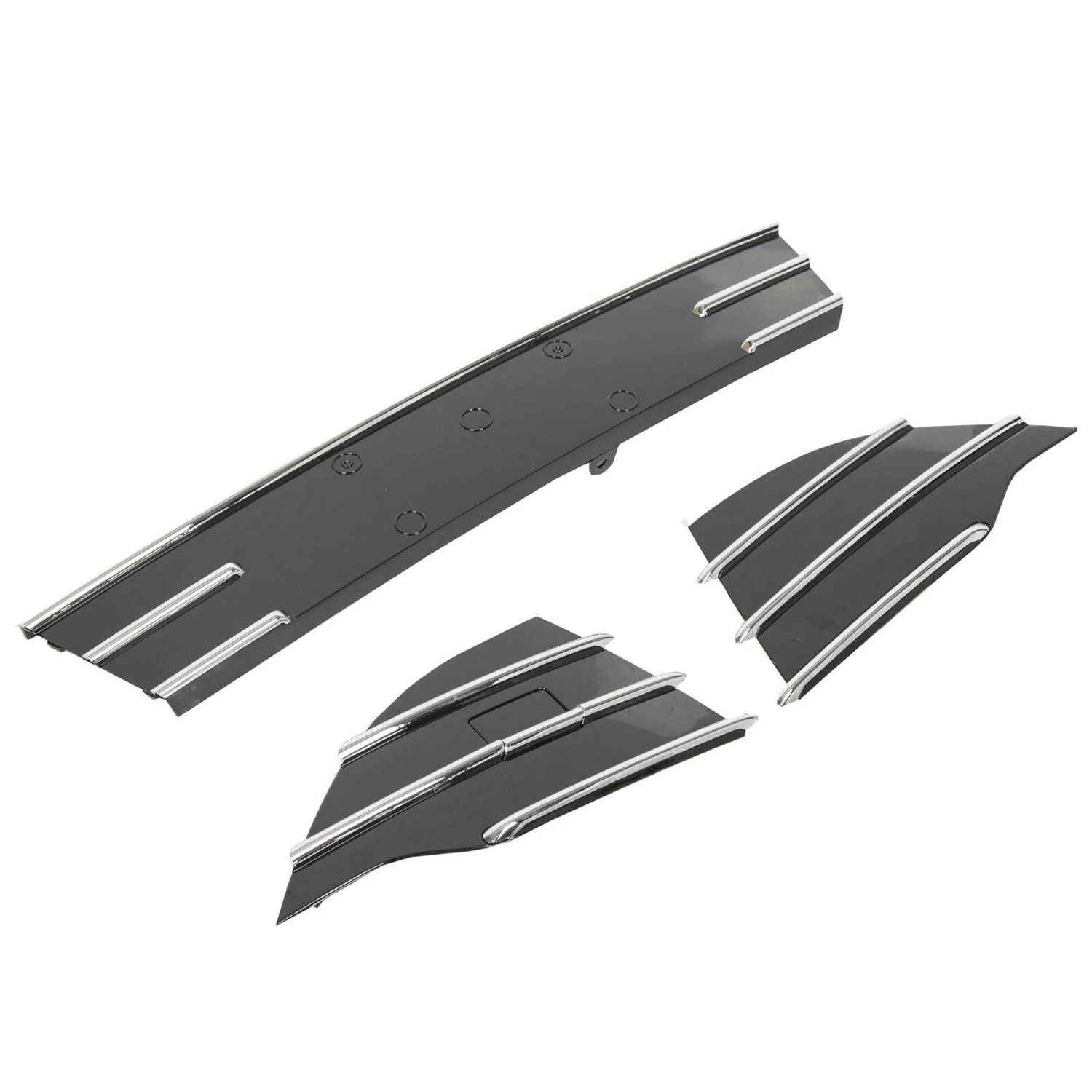 

3Pcs Car ABS Trim Front Bumper Lower Grille Fog Protector Cover for Ford Escape Kuga