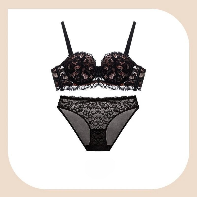 

French Women's Lingerie Lace Sexy Breathable Close Fitting Ladies Suits Fashionable Elegant Exquisite Charming Women's Top