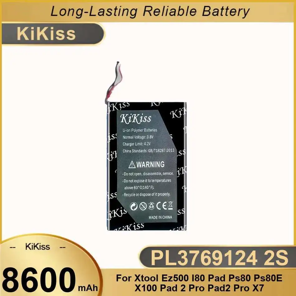 

Automotive Diagnostic Equipment Battery PL3769124 2S 8600Mah For Xtool EZ500 I80 Pad PS80 PS80E X100 2 Pro Pad2 X7