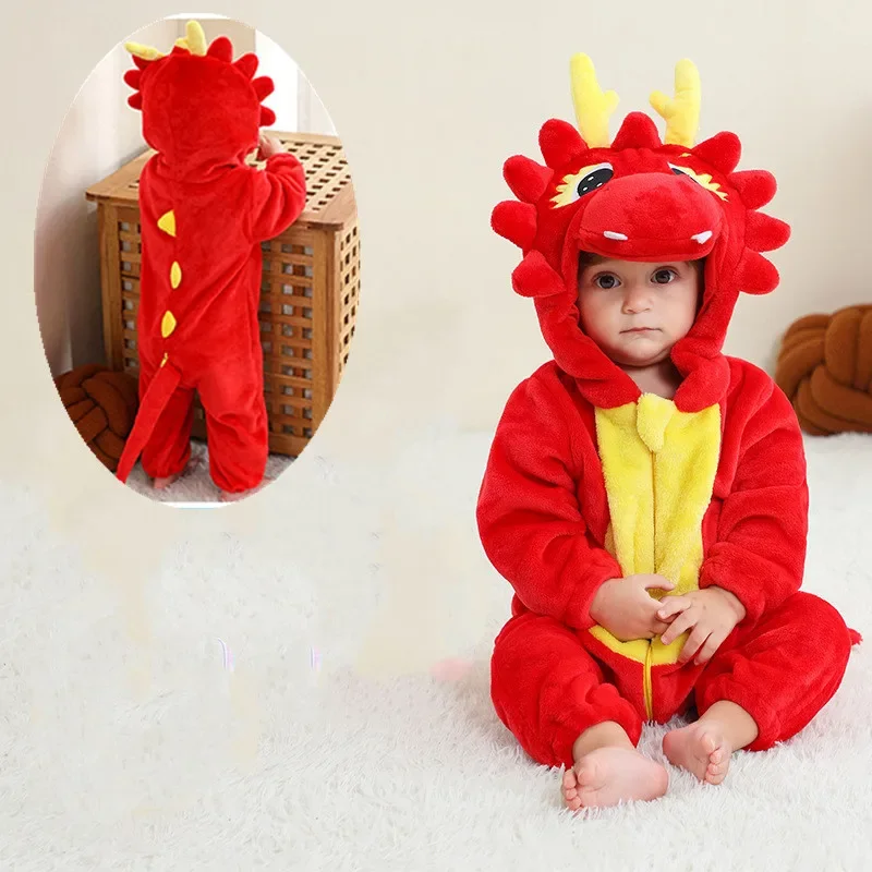 

Kids Tyrannosaurus Rex Dress Up Toddler Dinosaur Animal Fancy Dress Hooded Jumpsuit Christmas Costumes Halloween Dress Up Party