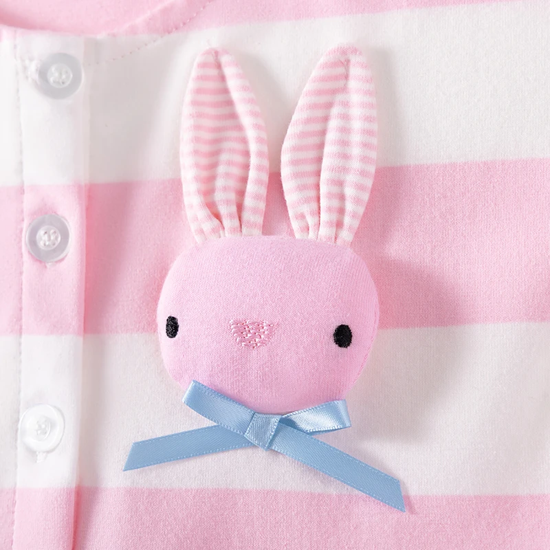 ملابس أطفال من Little maven، فستان بأكمام طويلة، فستان بناتي لطيف على شكل أرانب كرتونية، أزياء قطنية للخريف #4