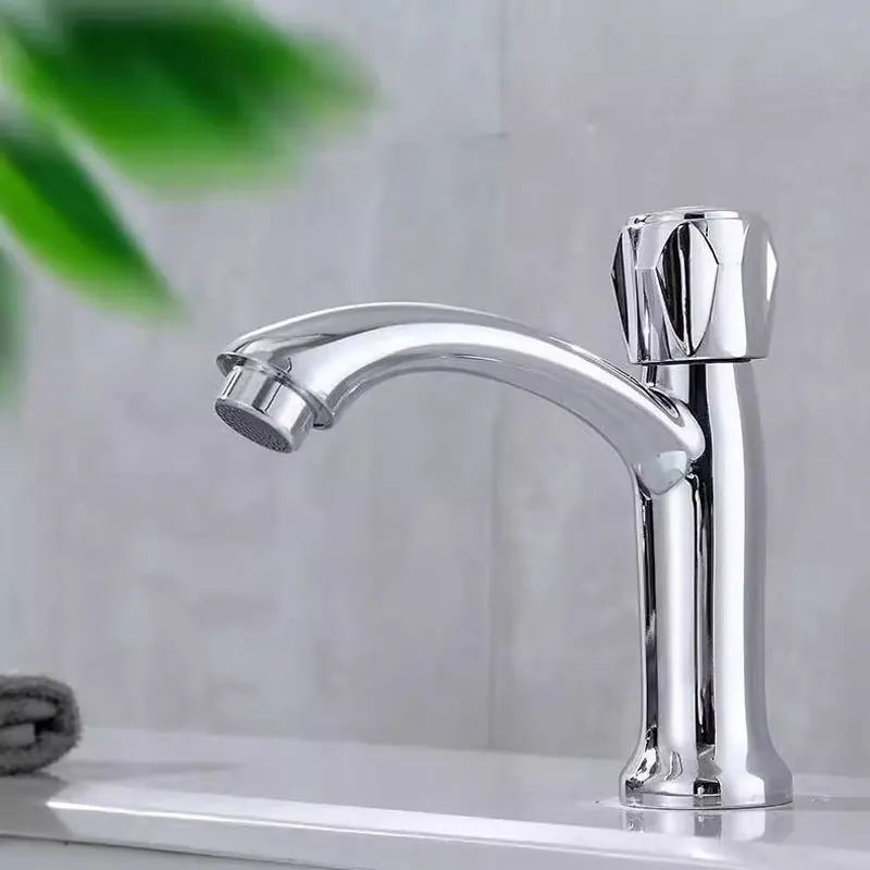 

For Bathroom Sink Countertop Basin Household Single-hole Cold Water Faucet Thickened Washbasin Faucet Single Cold Water Faucet