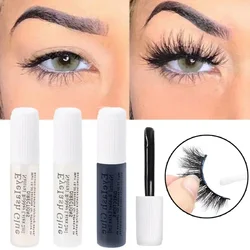 Disposable Waterproof Eyelash Glue Black White Transparent Quick Dry Eyelashes Extension Lasting False Lashes Glue Makeup Tools