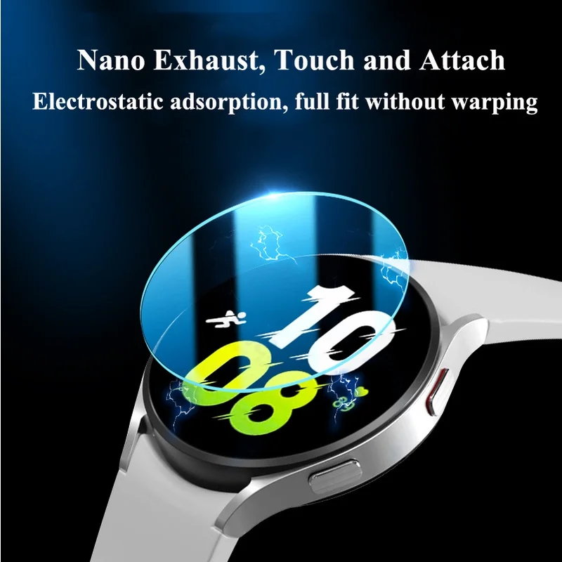 9H قسط الزجاج المقسى لسامسونج غالاكسي ساعة 5 برو 44 مللي متر ساعة 4 الكلاسيكية 46 مللي متر Smartwatch شاشة المضادة للخدش حامي فيلم