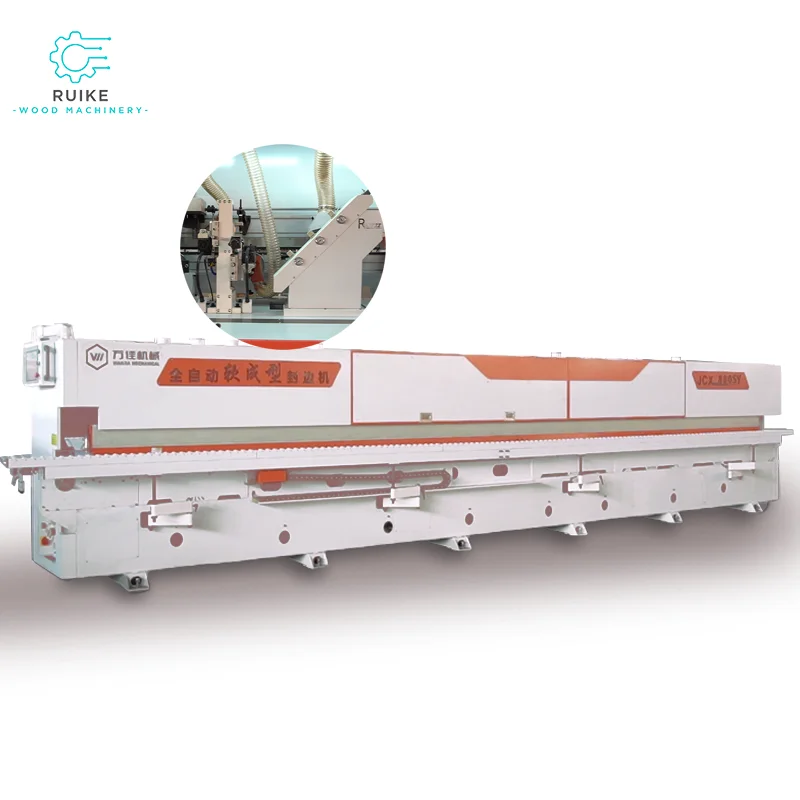 Latest Product Automatic Soft-forming Woodworking Pvc Edge Banding Machine with Pre-milling Corner Round Fine Trim Function