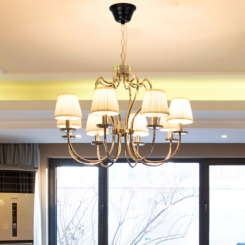 

4Pcs Ceiling Light Canopy Plate Fixture Installation Kit Base Plate Metal Hardware for Pendant Chandeliers Bedroom Living Room