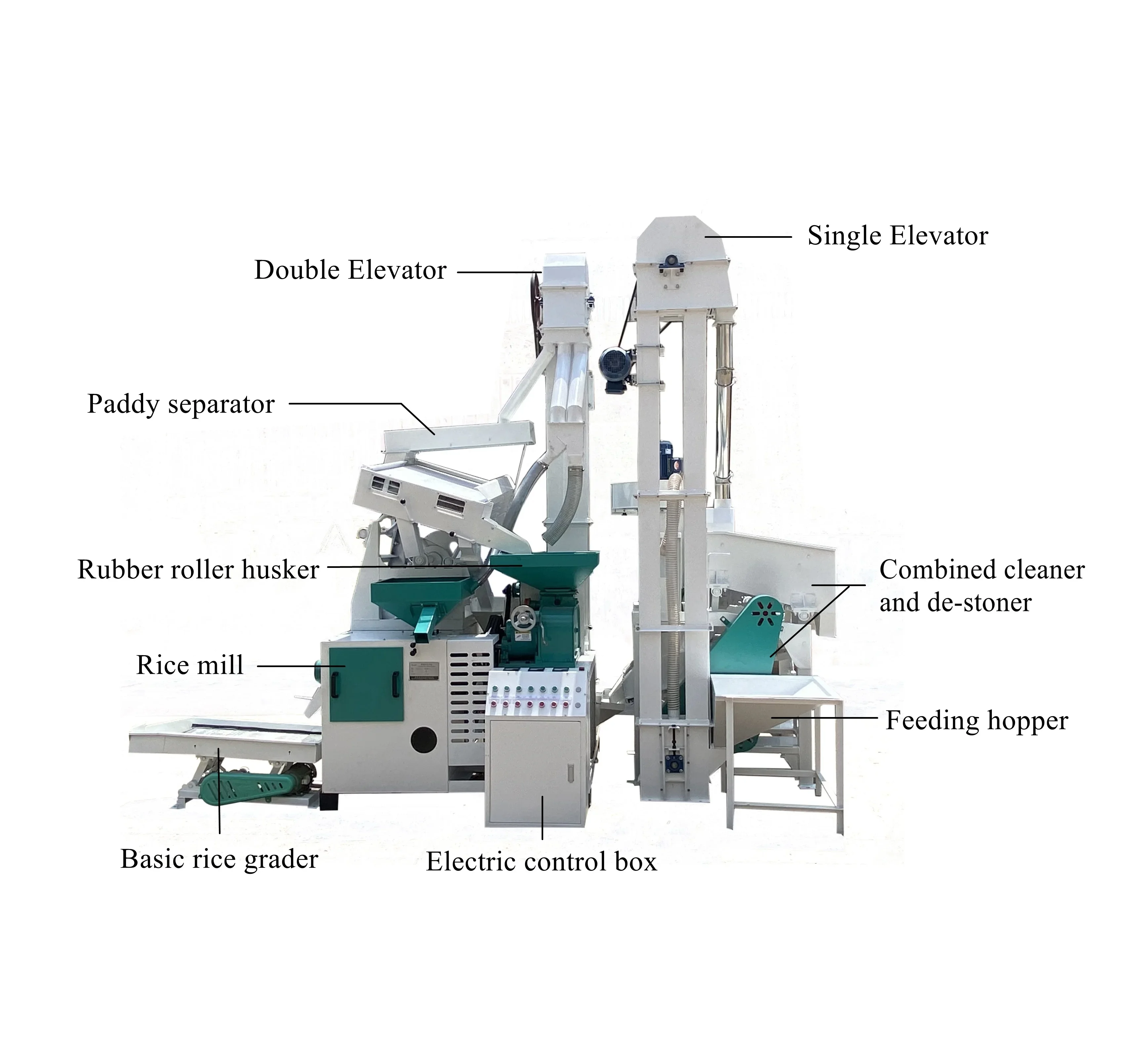 400-1000kg per hour rice mill/machine rice milling/full set rice milling machines