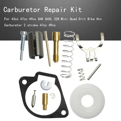 Carburetor Repair Kit For 43cc 47cc 49cc G4K G45L 328 Mini Quad Dirt Bike Atv Carburetor 2 stroke 47cc 49cc