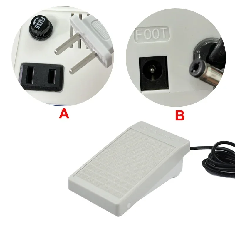 Foot Pedal for Dental Lab Smt Marathon Motor Micromotor Machine Polishing Micro Motor Accessories