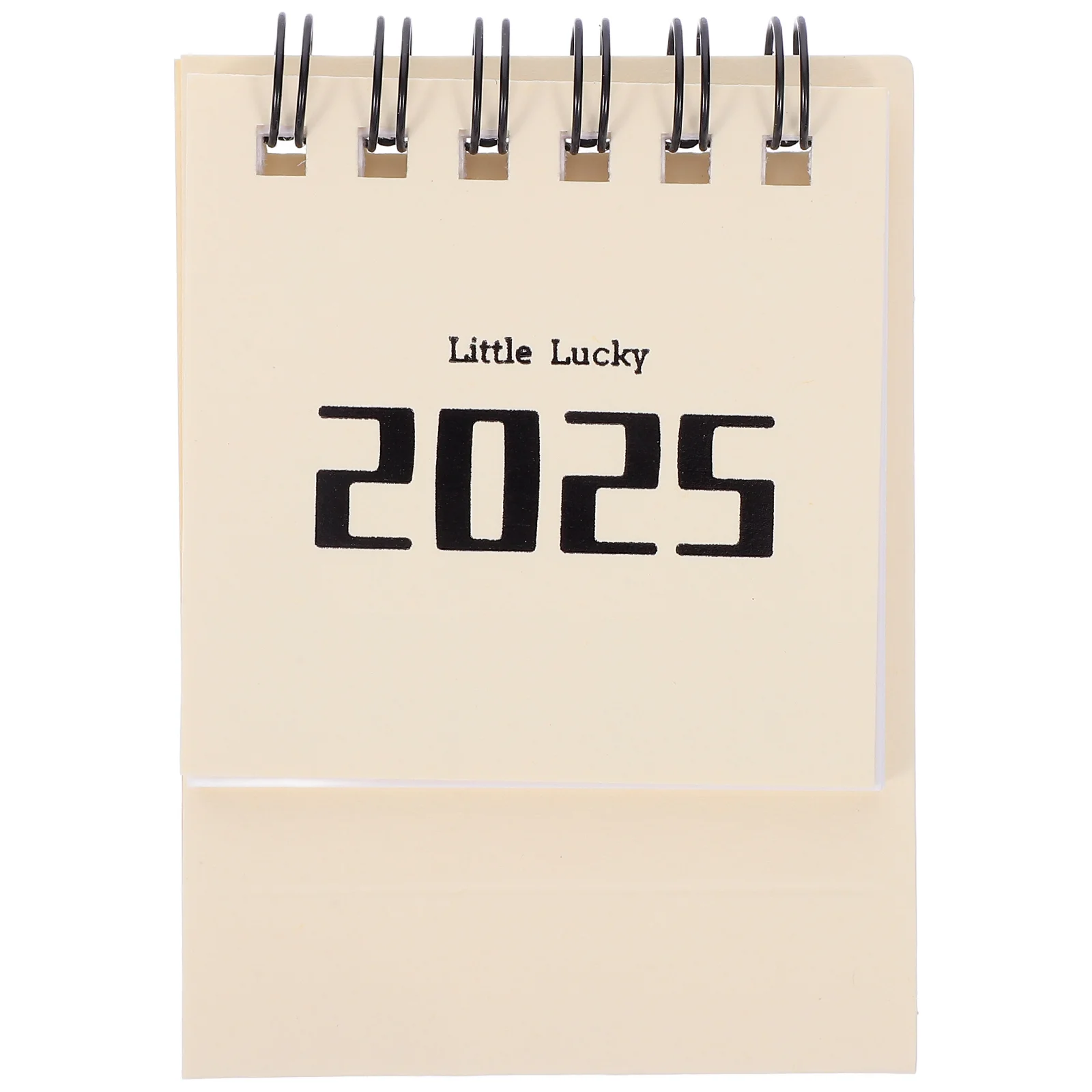 2025 Desk Calendar Mini Standing Flip Desktop Adorable for Small Creative Coil Calendars