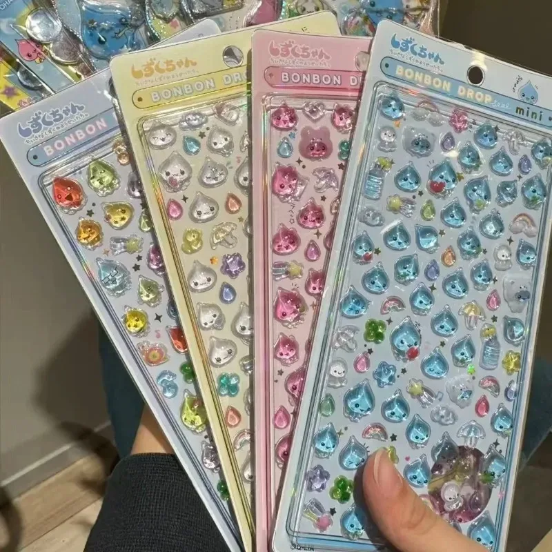 

2026 НОВАЯ мультяшная новая 3D наклейка, наклейка «сделай сам», наклейка для скрапбукинга, ноутбука, наклейка с кристаллами, наклейка с каплями воды