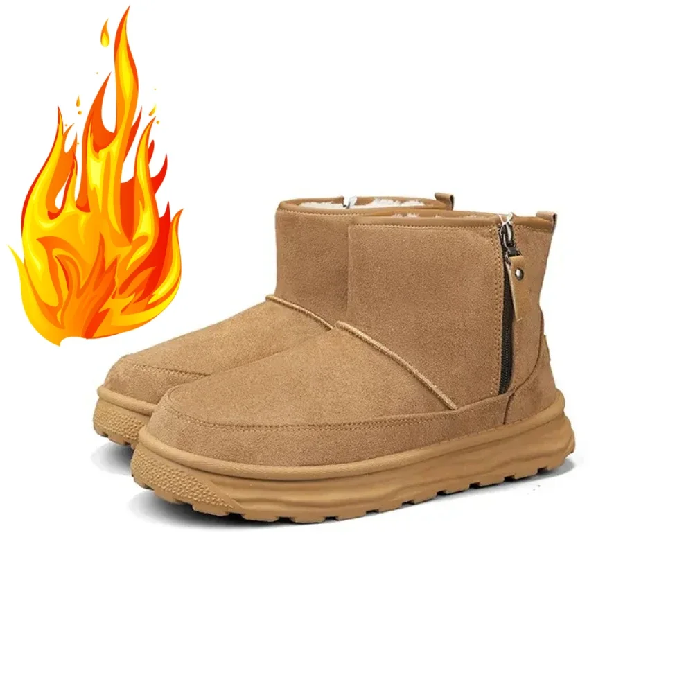 2025 أحذية رجالي أحذية الثلوج عرض الرجال دراجة نارية التمهيد أحذية الشتاء الرجال أحذية عمل السلامة رجل عسكري الأحذية التكتيكية الكاحل عالية